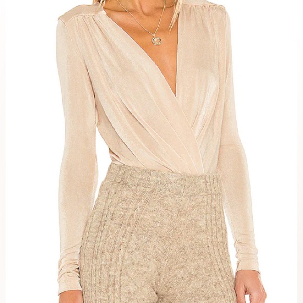 Free People turnt bodysuit blossom pearl NWT size small